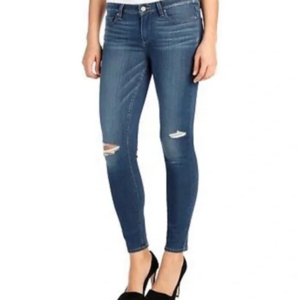 Paige | Verdugo Ankle Skinny Jeans in Bingham Wash | Size 29